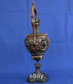 Bronze Ewer Renaissance Style Napoleon III Period 19th Century