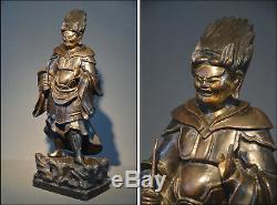 Bronze Guardian Statue Japan 19th Century Edo / Japanese Edo Period Bronze