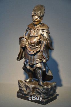 Bronze Guardian Statue Japan 19th Century Edo / Japanese Edo Period Bronze