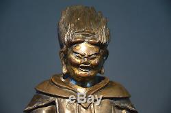 Bronze Guardian Statue Japan 19th Century Edo / Japanese Edo Period Bronze