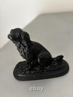 Bronze King Charles Spaniel, 19th Century, Attributed to Pierre-Jules Mêne, Expert Appraised