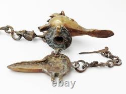 Bronze Oil Lamp Seljuk Period 19th Century