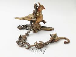Bronze Oil Lamp Seljuk Period 19th Century