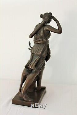 Bronze Sculpture Diana Of Versailles Cast Barbedienne Time Nineteenth Century