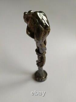 Bronze Seal Signed Fremiet The 19th Century Frog