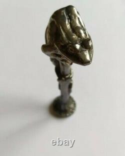 Bronze Seal Signed Fremiet The 19th Century Frog