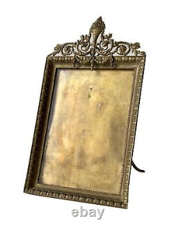 Bronze Style Photo Frame Louis XVI 19th Antique Photo Frame