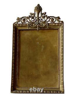 Bronze Style Photo Frame Louis XVI 19th Antique Photo Frame
