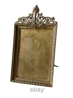 Bronze Style Photo Frame Louis XVI 19th Antique Photo Frame