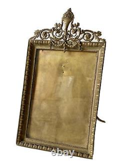 Bronze Style Photo Frame Louis XVI 19th Antique Photo Frame