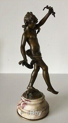 Bronze Youth Auguste Moreau Era Of The Nineteenth Century