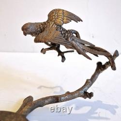 Bronze base, lamp mount, vase, plant pot cover or other. 19th century.