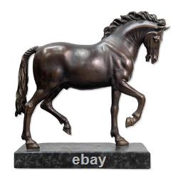 Bronze equestrian animalier from the 19th century