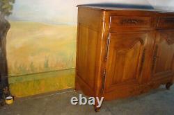 Buffet Louis XV Marquetry With Cherry Era XIX