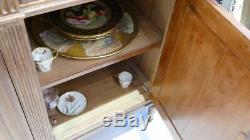 Buffet, Louis XVI Sideboard Commode Mahogany And Marble White, Late Nineteenth Time