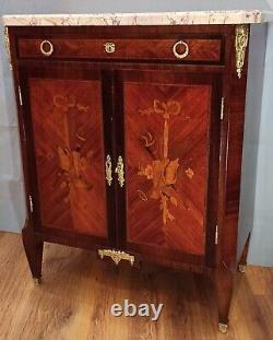 Buffet Transition in marquetry. Late 19th century period