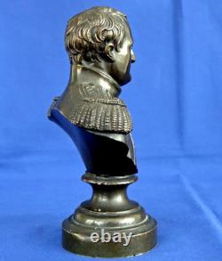 Bust of Napoleon I, Emperor, in Patinated Bronze, 19th Century Period