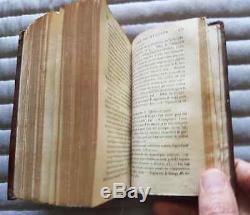 C1 Napoleon CIVIL Code Of French 1805 Connects Full Leather Of Time Good Condition