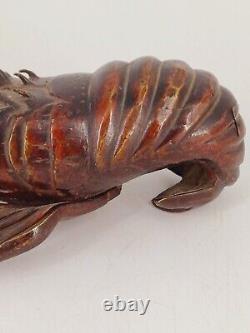 CRAYFISH In Bronze, Japan Meiji Period Sculpture Bronze Late 19th Century Lobster