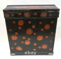 Cabinet Decor Lacquered Box Mount Fuji And Paon Japan Era Xixth