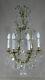 Cage Chandelier Crystal Glass And Bronze Era Xix Louis Xv Style