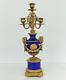 Candelabrum Louis Xvi Style Bronze Porcelain Napoleon Iii Era 19th Century