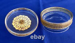 Candy Box Crystal and Gilded Bronze Empire Napoleon III Period 19th Century
