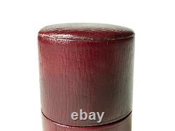 Case Travel Box Leather Flacons Glass Perfume Scent Toilet Epoque XIX Ème