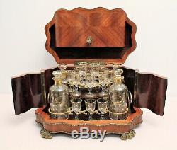 Cellar Liquor Curved Rosewood Stamped Louis Aucoc Time Nineteenth Century