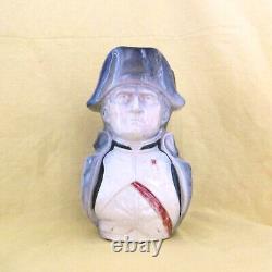 Ceramic Pitcher from the late 19th century, around 1870/1890, depicting Napoleon I.