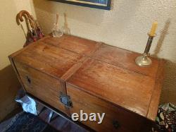 Charles X wedding chest or wig, shawl, and hat chest, Charles X period