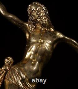 Christ in gilded bronze 16th century, High Middle Ages, medieval