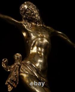 Christ in gilded bronze 16th century, High Middle Ages, medieval