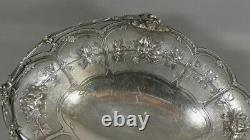 Christofle, Table Center, Basket Basket Silver Metal Era End Xixth