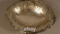 Christofle, Table Center, Basket Basket Silver Metal Era End Xixth