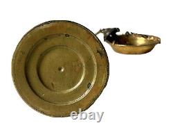 Church Eve Brass & Glass Religion Light Age 19th Antiquity Church