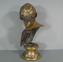 Ciceron Bust In Bronze Sculpture Ancient Epoque 19th Century Marcus Cicero