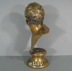 Ciceron Bust In Bronze Sculpture Ancient Epoque 19th Century Marcus Cicero