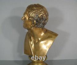 Ciceron Bust In Bronze Sculpture Ancient Epoque 19th Century Marcus Cicero