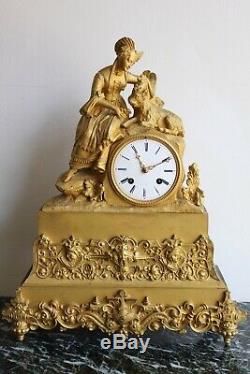 Clock Woman In Bouc Nineteenth Epoque