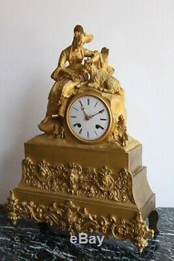 Clock Woman In Bouc Nineteenth Epoque