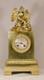 Clock With Angel And The Arts, Gilded Bronze, Restoration Period, 19th Century