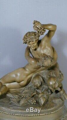 Clodion, Satyr Playing With A Nymph, Terracotta Sculpture Time XIX