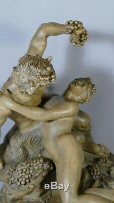 Clodion, Satyr Playing With A Nymph, Terracotta Sculpture Time XIX