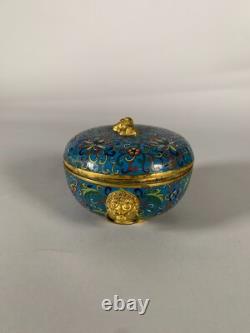 Cloisonné bronze box China Jiaqing period 19th century