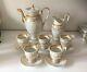 Coffee Tea Service Porcelain From Paris Empire Era 19th Century Pitcher Cup