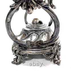 Coffee pot or samovar, 19th century, silver-plated metal