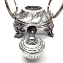 Coffee pot or samovar, 19th century, silver-plated metal