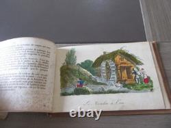 Collection of 1860 of 22 Period Colored Engravings The Young Draftsman