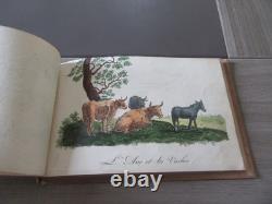 Collection of 1860 of 22 Period Colored Engravings The Young Draftsman